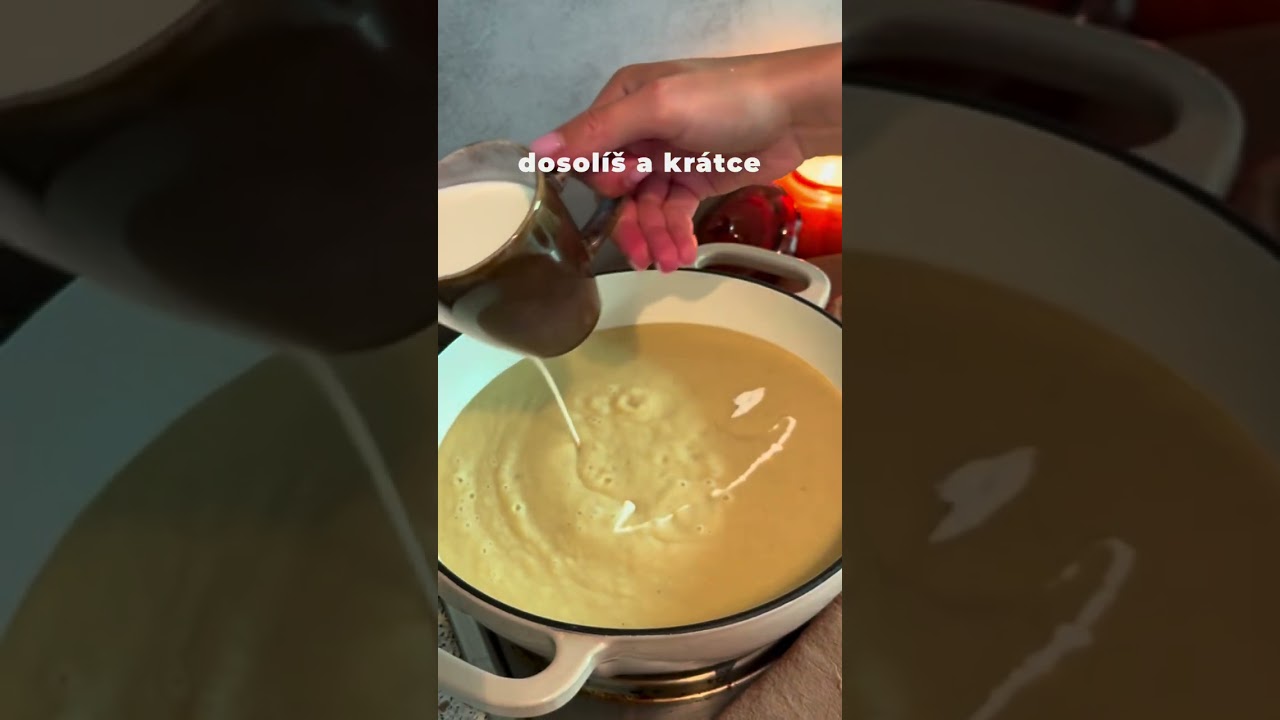 Jemný krém z pečeného květáku a česneku vás zahřeje a připravíte ho během chvilky #toprecepty #food