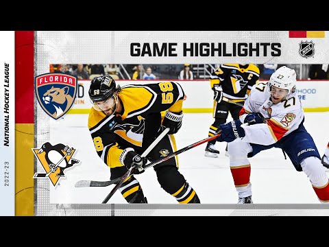 Panthers @ Penguins 1/24 | NHL Highlights 2023