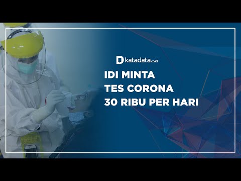 IDI Minta Tes Corona 30 Ribu per Hari | Katadata Indonesia
