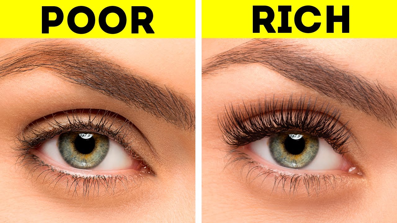 Rich vs poor : Cool Beauty Hacks