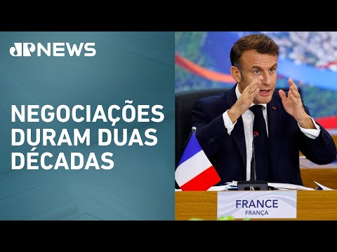 Emmanuel Macron rejeita acordo entre União Europeia e Mercosul