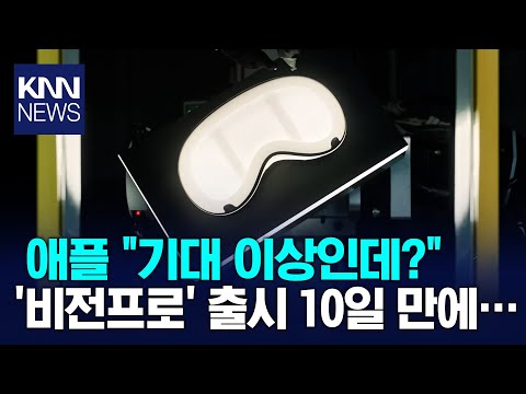 애플 '비전프로' 10일만에 20만 대 팔려 / KNN