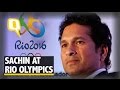 Sachin Visits Games Village , Wants Cricket at the Olympics