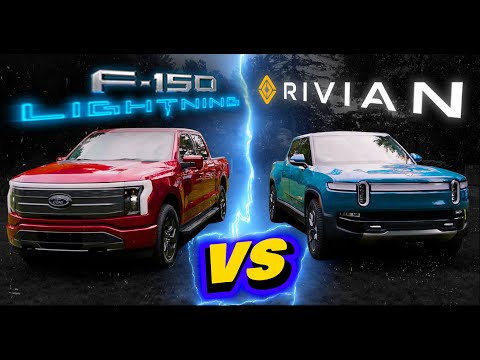 F-150 Lightning vs. Rivian R1T -  Electric Pickup Truck Features
