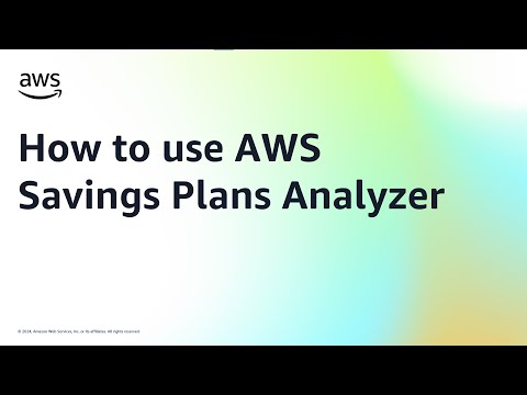 How to use AWS Savings Plans Analyzer | Amazon Web Services