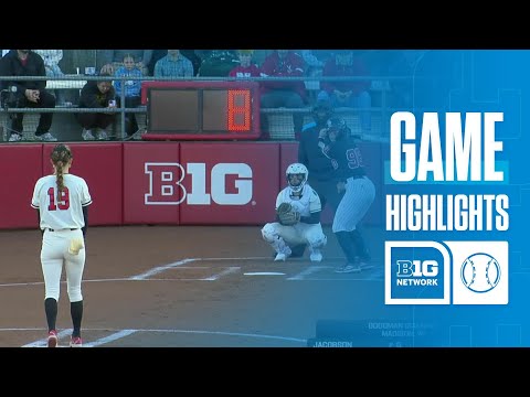 Nebraska at Wisconsin | HIGHLIGHTS | Big Ten Softball | 04/10/2026