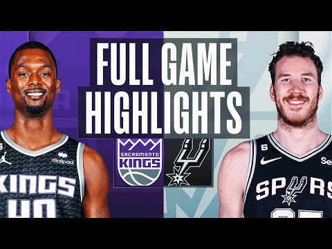 KINGS at SPURS | FULL GAME HIGHLIGHTS | January 15, 2023 video clip