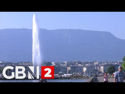 WATCH: View of Lake Geneva as Europe-Iran nuclear talks are expected
