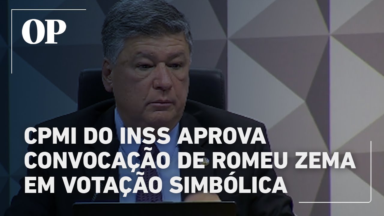 CPMI do INSS aprova convocação de Romeu Zema em votação simbólica TV Online CPMI do INSS aprova convocação de Romeu Zema em votação simbólica