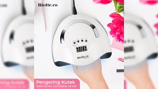 Pratinjau video produk Biutte.co Pengering Kutek UV Lamp Nail Dryer Smart Sensor LCD Display - X7 MAX