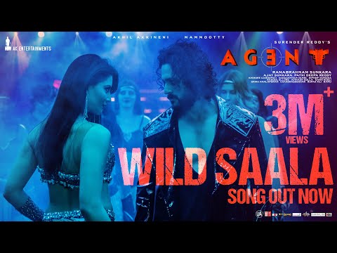 Akhil Akkineni's "Agent" releases new song "Wild Saala"