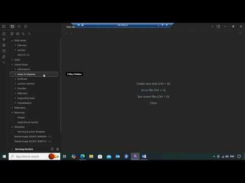 Important Folders for linking in Obsidian.