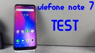 Vido-Test : Ulefone Note 7 Test