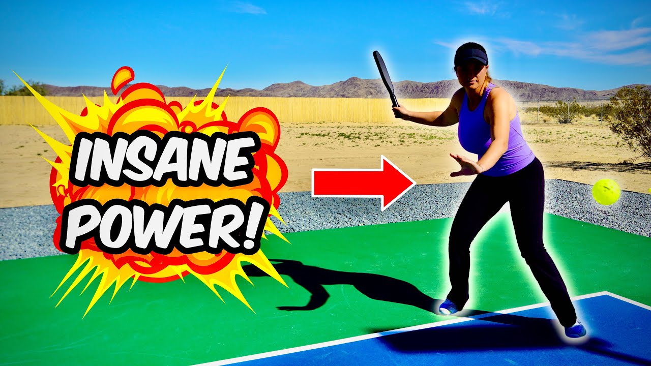 watch this if you want to get more power in pickleball... (Hit Harder Drives)