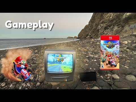 Mario Kart World Gameplay on an Island!
