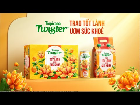 TRAO TÚI QUÀ 2 CHAI TWISTER 1 LÍT - TRAO TỐT LÀNH, ƯƠM SỨC KHỎE