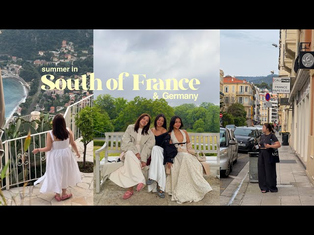 Europe w friends • summer in South of France & Germany, core memories and a few confessions 🌊👙💌