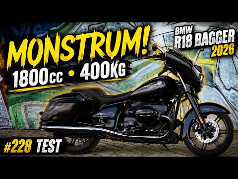 BMW R18 Bagger (2026) - Test - Monstrum od 1800cc i 400kg !!  First ride - Review
