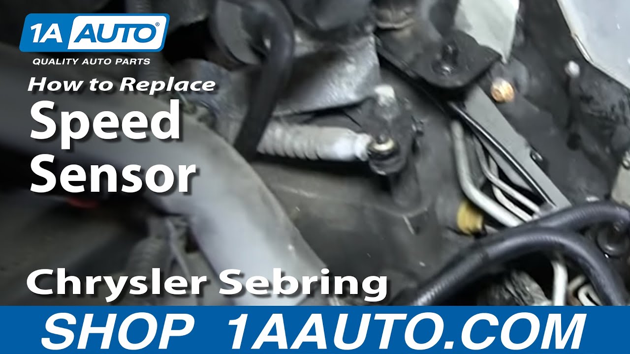 How To Install Replace Speedometer Transmission Output ... 2005 chevy cavalier headlight wiring diagram 