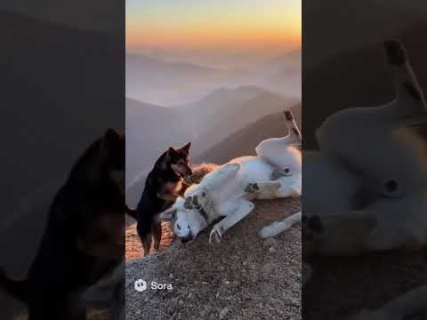 Dog Saves His Friend From Falling Off a Cliff! 🐶💔🐾