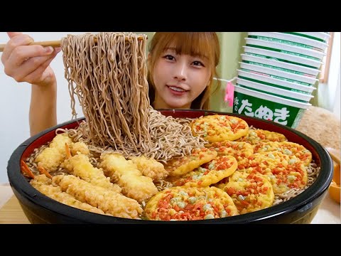 【大食い】緑のたぬき10人前