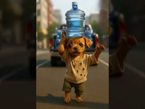 😭 Poor Puppy Couldn’t Afford Food... His Friends Made Fun Of Him 💔🐶