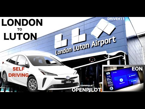 London to Luton Airport - makevoid // OpenPilot - time lapse - DRIVE#11