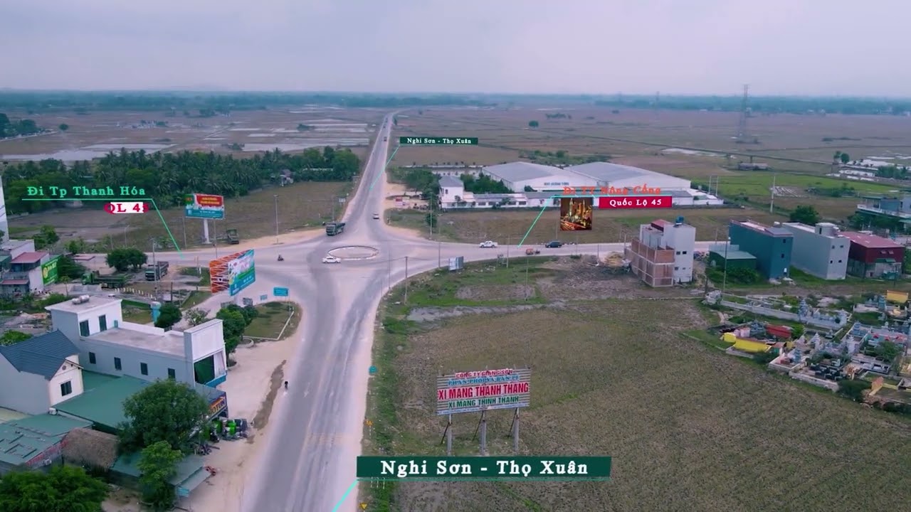 Bán nhanh lô đất 3 mặt tiền đường kinh tế trọng điểm Nghi Sơn - Sao Vàng video