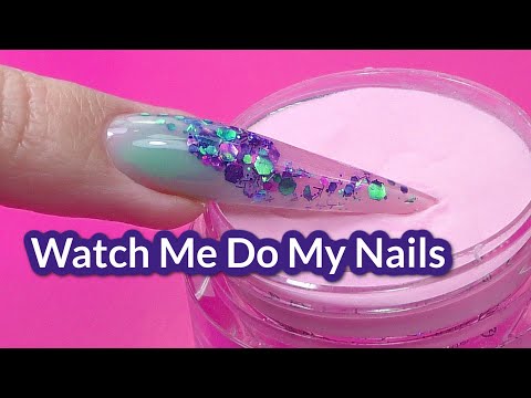 Watch Me Do My Nails: Acrylic Stilettos with Fairy Glamor