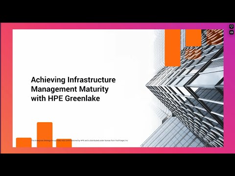 Achieving Infrastructure Management Maturity with HPE