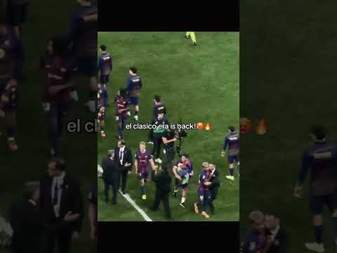 El Classico is back⚔️#shortvideo #football #realmadrid #barcelona