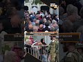 Israeli forces inspected Palestinian coming from West Bank cities to pray in Al-Aqsa #shorts