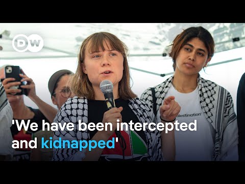 Israel diverts activist aid boat bound for Gaza in international waters | DW News