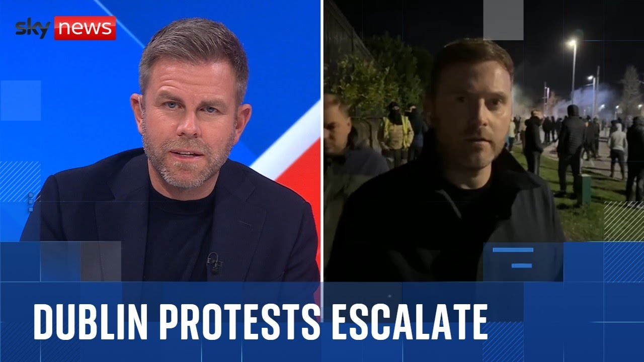 Second night of public disorder in Dublin after alleged sexual assault by asylum seeker