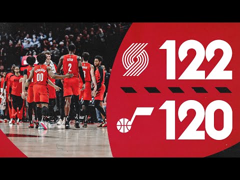 Portland Trail Blazers 122, Utah Jazz 120 | Game Highlights | December ...