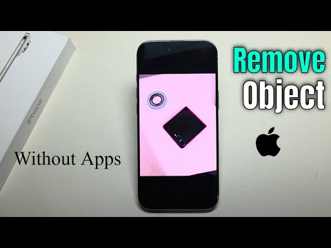 Remove object from photo iPhone without app free