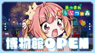 【あつ森】夜の島にやってきた🦉🌙博物館おーぷんっ！【飛良ひかり / ななしいんく】
