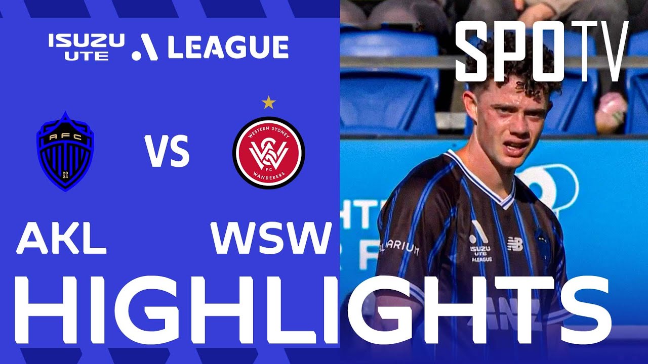 Highlights - Auckland vs Western Sydney Wanderers | MW 2 | A-League 2025-26