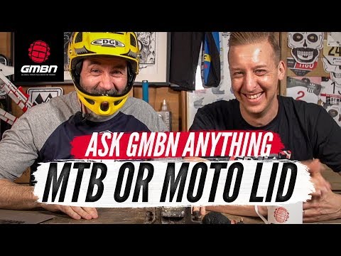 Motorbike Helmet On Your MTB" | Ask GMBN Anything About Mountain Biking