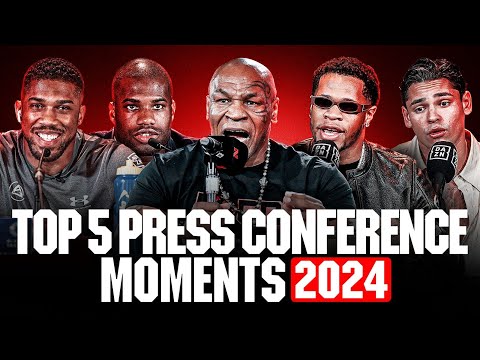 Boxing’s Best Press Conference Moments of 2024