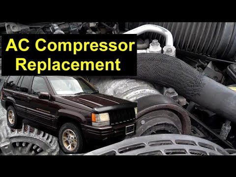 JEEP Grand Cherokee I (ZJ) - (V8 Engines) - AC Compressor Replacement