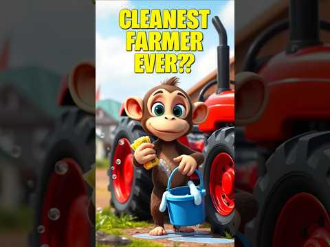 Monkey Ne Tractor Dhoya! 😂🚜 | tractor video | #shorts #shortsfeed #monkey #tractor