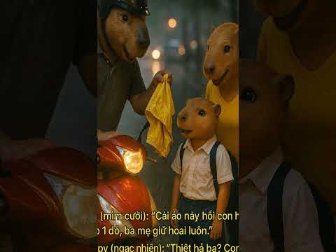 Khi con hiểu vì sao ba mẹ luôn giữ chiếc áo mưa cũ...