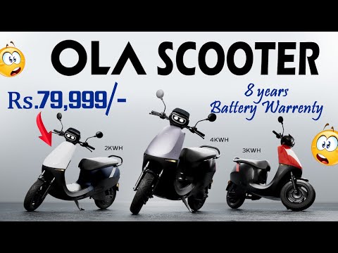 OLA Electric Scooter at Just Rs.79,999😱 | 8 Years Battery Warranty | Electric Vehicles India