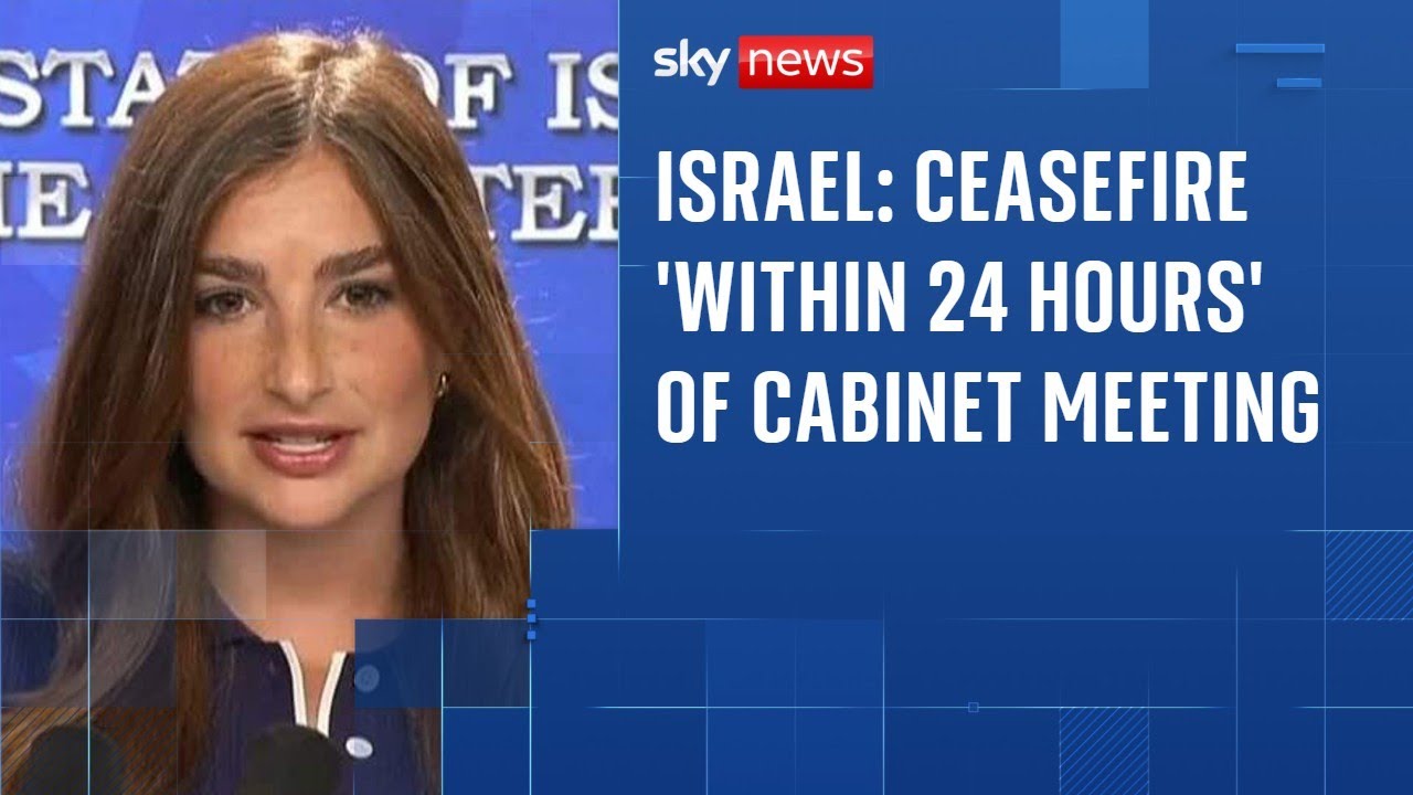 Israel sets out timeline for ceasefire and hostage release