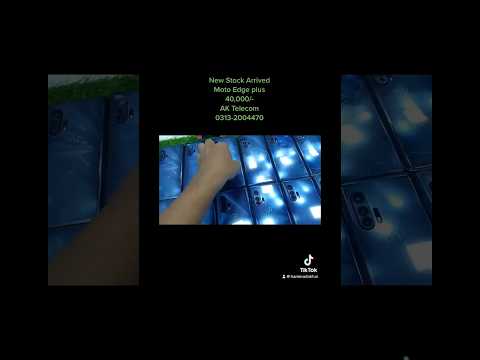 🚨🚨Moto Edge plus 12/256 Fresh Water pack 💦 Stock Arrived at ZamZam Mobile 👀 #arabic #love #reels