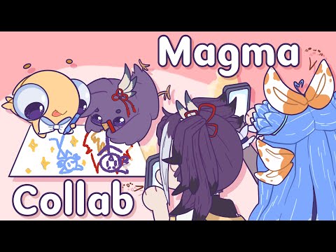 【Magma Board】TODAY FISH AND BIRD DRAW FISH AND BIRDS. Drawing w/ LucksShi, Shifood & Hakkito!