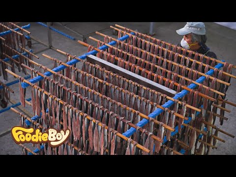 돌아온 과메기 시즌! 꽁치가 과메기가 되는 전 과정 / Gwamegi Factory! The entire process of saury becoming gwamegi
