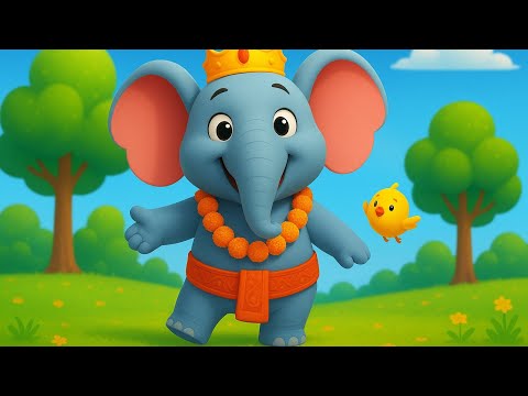 Hathi Raja ki shadi|हाथी राजा की शादी|children hindi rhyme(@Babydoll-rhymes )