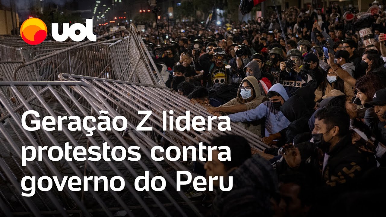 Protestos no Peru: Geração Z lidera manifestações contra presidente e Congresso; veja vídeo